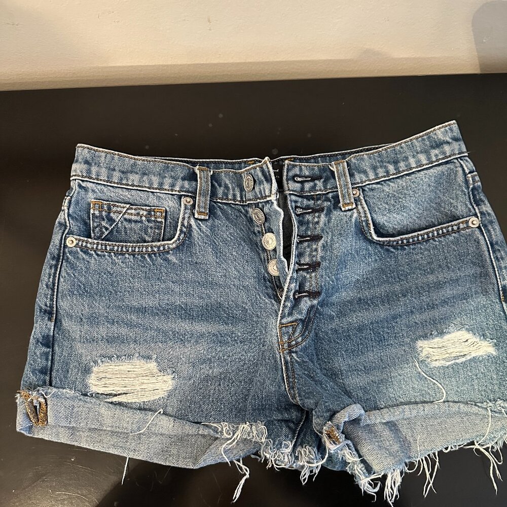 7 for all Mankind jean shorts